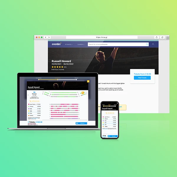 Eventim ticketing interface redesign