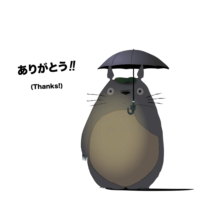 Totoro character illustration