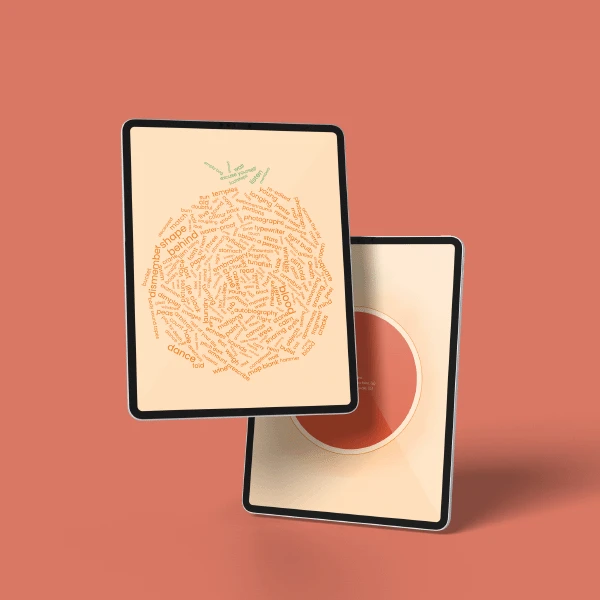 Wordfruit interactive installation